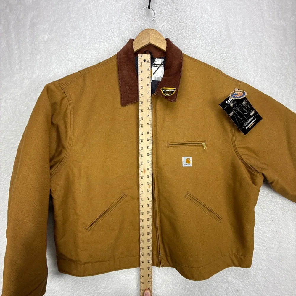 Carhartt Detroit Jacket Blanket Lined Mens 3XL J001 BRN Brown NWT NOS - Picture 7 of 15